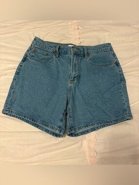 RSQ High-Rise Jean Shorts - Blue
